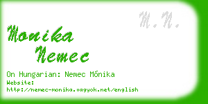 monika nemec business card